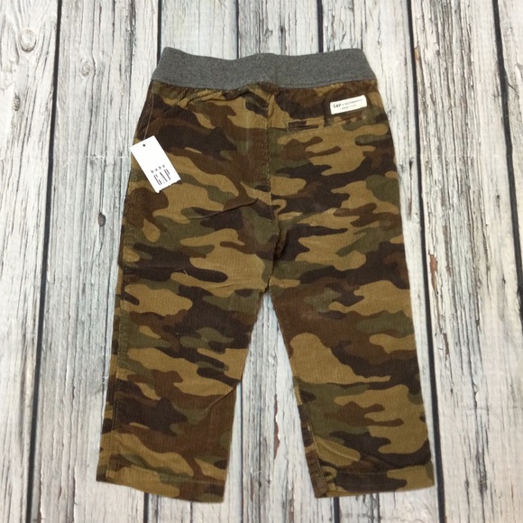 Gap Boys 3 6 12 18 24 Month Camouflage Pants. NWT - Picture 3 of 5